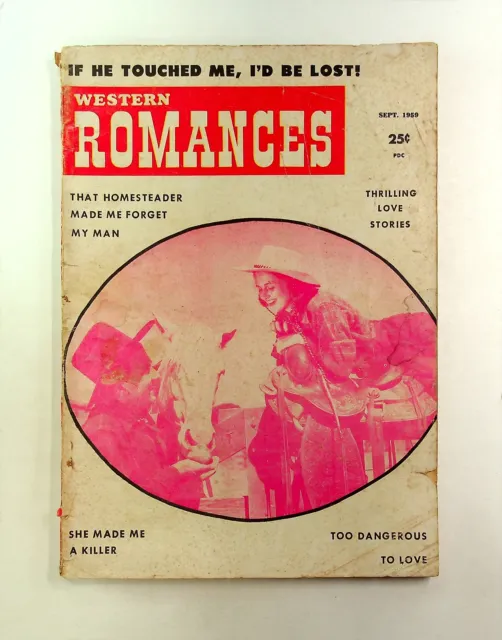 Western Romances Pulp 2nd Series Sep 1959 Vol. 9 #5 GD/VG 3.0