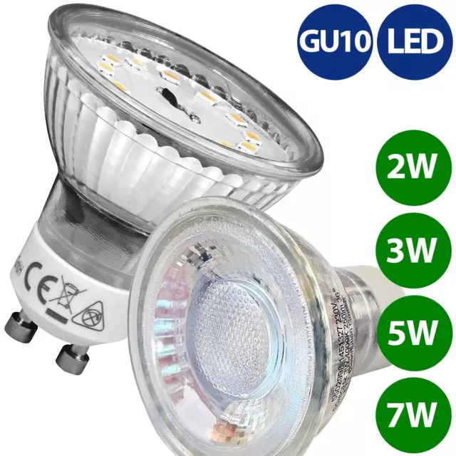 GU10 LED Spot Reflektor Strahler Lampe 2W 3W 5W 7W dimmbar warmweiß neutralweiß