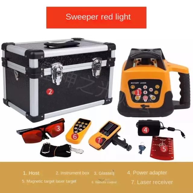 MLR-03R Automatic Electronic Digital LCD Laser Rotary Self-Leveling Laser Level 2