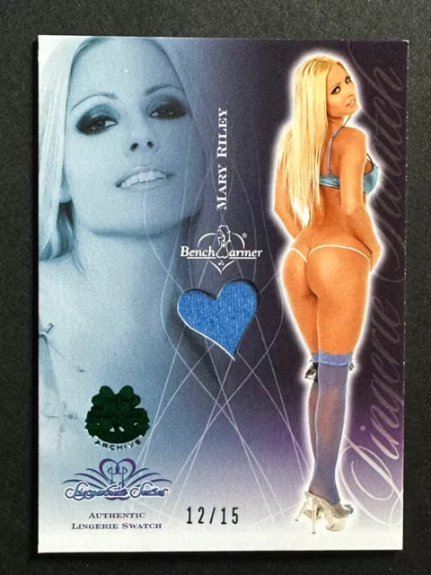 2008 Bench Warmer Emerald Archive Signature Series Green Mary Riley /15 Swatch