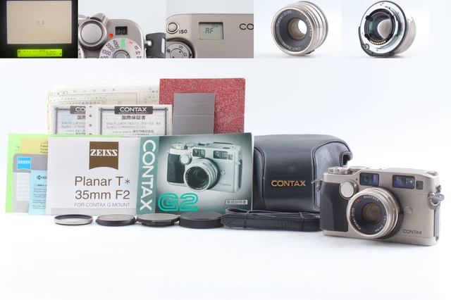 Appareil Photo Contax TVS II D - Argentique 35mm - Point & Shoot - Comme Neuf Avec étui Et Sangle
