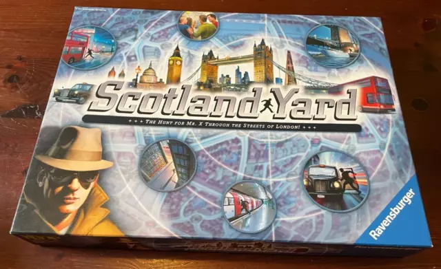 Scotland Yard Hunting Mister X gioco da tavolo Ravensburger ottime condizioni 2014