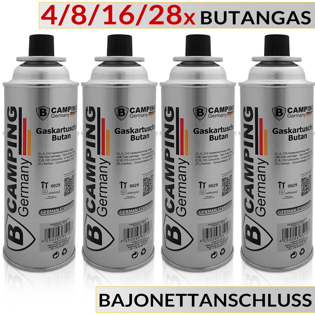Lot De 56 Cartouches De Gaz Butane 227g Pour Camping Et Bec Bunsen