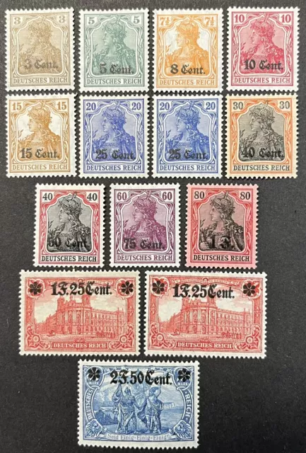 briefmarken deutsches reich besetzungsausgaben