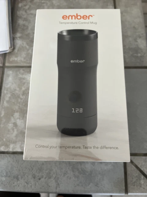 Ember 12oz Temperature Control Smart Heating Travel Mug Black