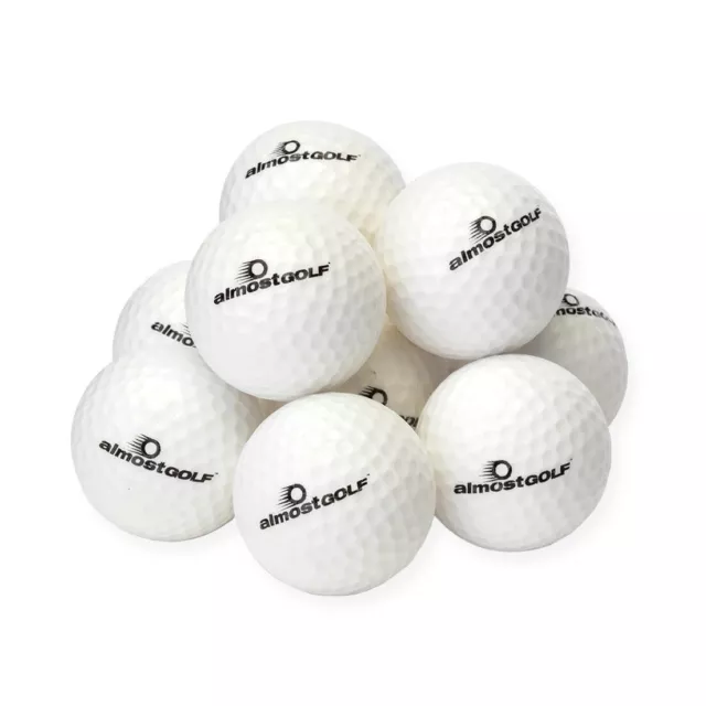 ALMOSTGOLF Point3 Limited Flight Practice Golf Balls – Realistic Spin, Trajector