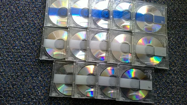 14 x TDK M 80 min Minidisc (d'occasion)