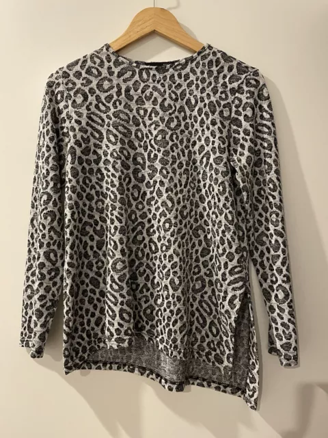 Soon Maternity Leopard Print Top S