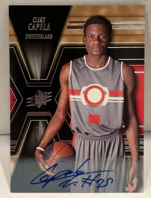 Clint Capela 2014-15 Upper Deck SPX Rookie Autograph RC Auto #51 Atlanta Hawks