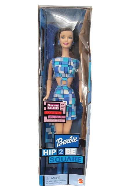 Mattel Hip 2 Be Square Barbie Doll 2000 (28315) Sealed Box Wear