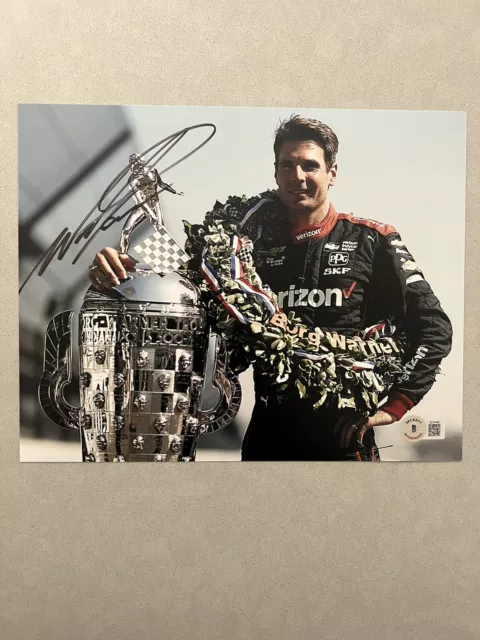 Will Power autographed signed 8x10 photo Beckett BAS COA Indy 500 Racing Rare