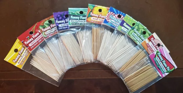 Yummy Flavored Toothpicks- 11 flavors