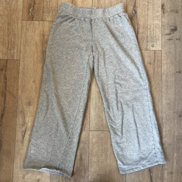 Free People FP Movement Womens Size XS Wide Leg Cropped Pants Sweats - Gray