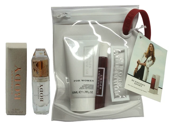 BURBERRY SPORT BODY Gift Set of 5 Miniature Mini Travel Perfume