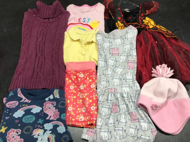 Bundle Girls Clothes 2/3/4 Years Fancy Dress, Esprit Jumper/Dress, Little Pony +