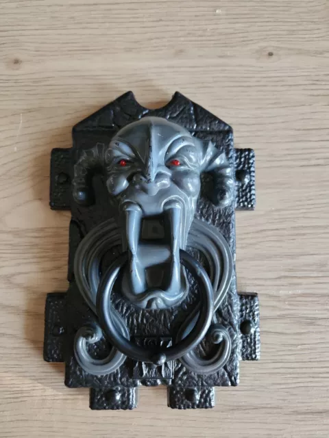 Vtg Halloween 1997 Gargoyle Paper Magic Group Light Up Door Knocker