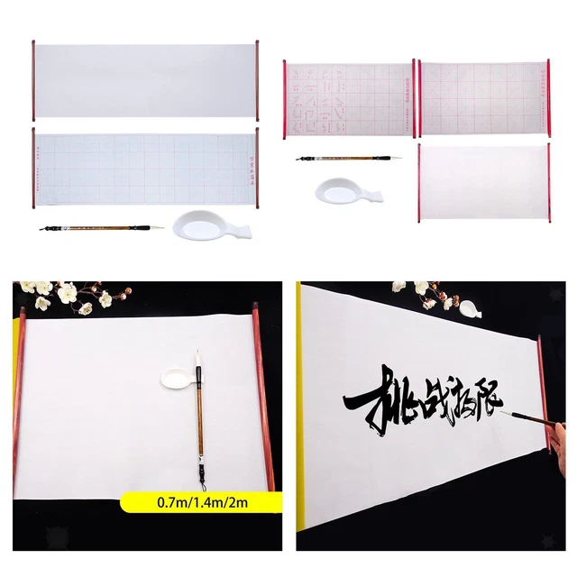 AOMAYLL Lot De 10 Pinceaux Calligraphie Chinoise - Professionnels Avec étui Bambou