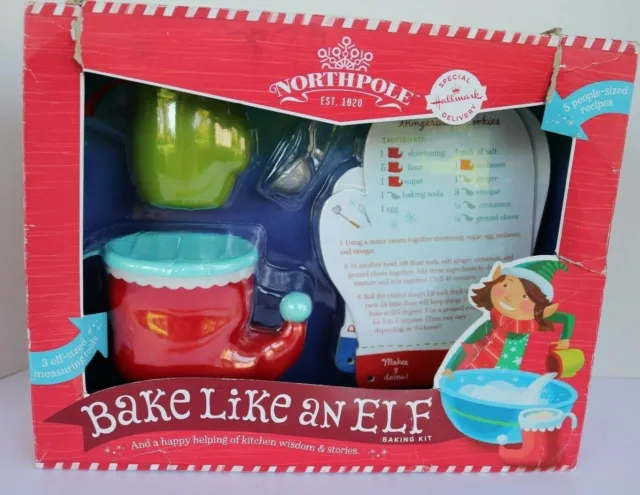 Kit de hornear Hallmark Northpole Bake Like an Elf para niños