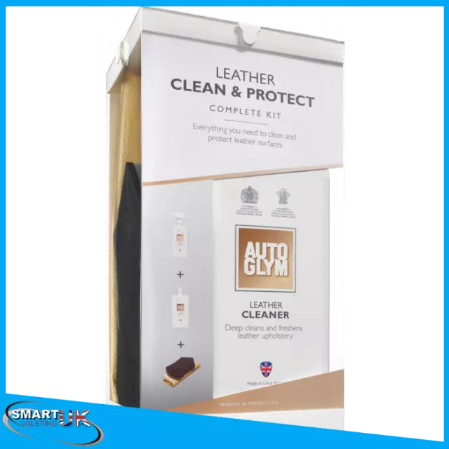 Autoglym leather clean & protect kit **PLUS FREE APPLICATION KIT