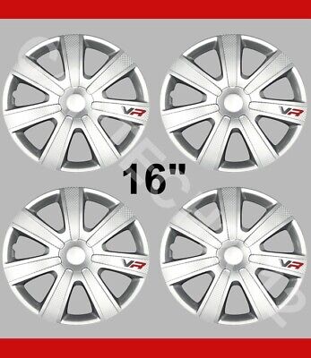 16" x 4 DACIA  Duster, Sandero, Logan Silver Wheel Trims Hubcaps Covers