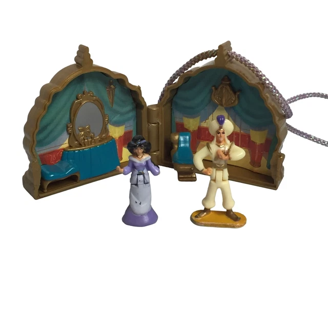 VINTAGE 1993 MATTEL Disney ALADDIN Once Upon a Time Locket Toy 29.75