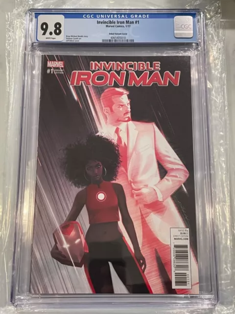 Invincible Iron Man #1 1:25 Dekal Variant CGC 9.8 Riri Williams MCU