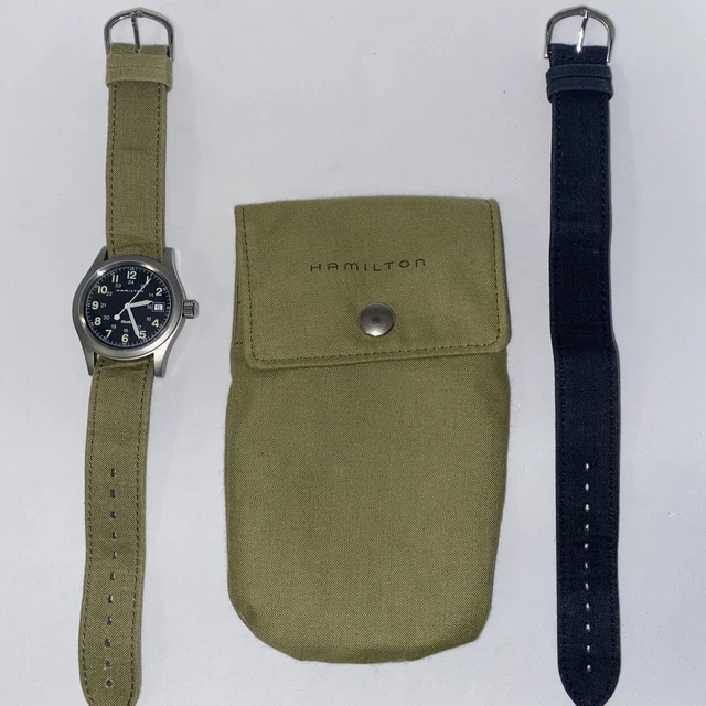 HAMILTON KHAKI FIELD Men s Black Watch 6361 Pearl Harbor Original