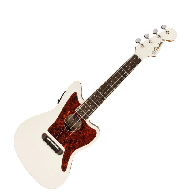 Fender Fullerton Jazzmaster Ukelele Olw Concert Size Electric Ukulele