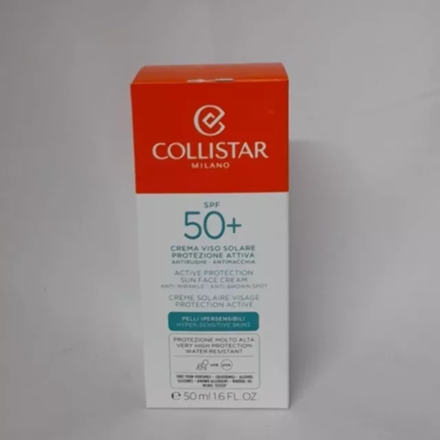 Collistar Sole Crema Viso Solare SPF 50+ 50ml