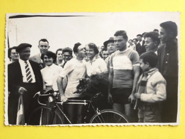 Carte Postale Ancienne Cyclisme 1955 - Maillot SEMA - Coureur - France