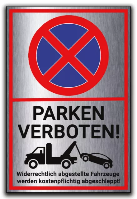 Schild Privat Parkplatz - Parken verboten - Parkplatzüberwachung - Top Qualität!