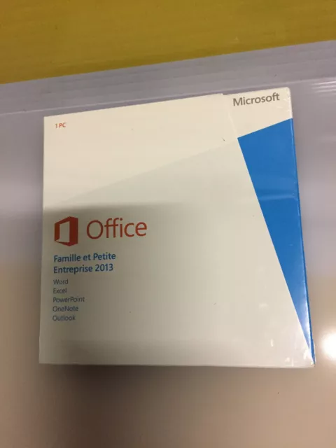 OFFICE 2013 Home and Business 2013 32/64 bits FRENCH AFRICA ONLY EM DVD original