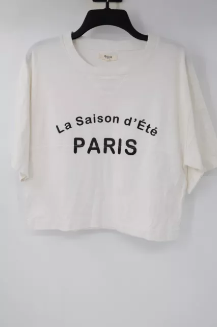 Madewell Tops Womens Small Short Sleeve La Saison d'Ete Paris Sun Up graphic