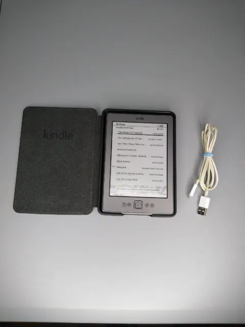 Amazon Kindle 4th Generation D01100 2GB Wi-Fi 6 inch eBook Reader - Tested Works