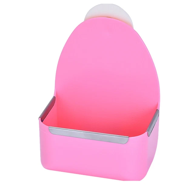 1 PIEZA Pequeño alimentador para mascotas Food Water Bowl fijable para