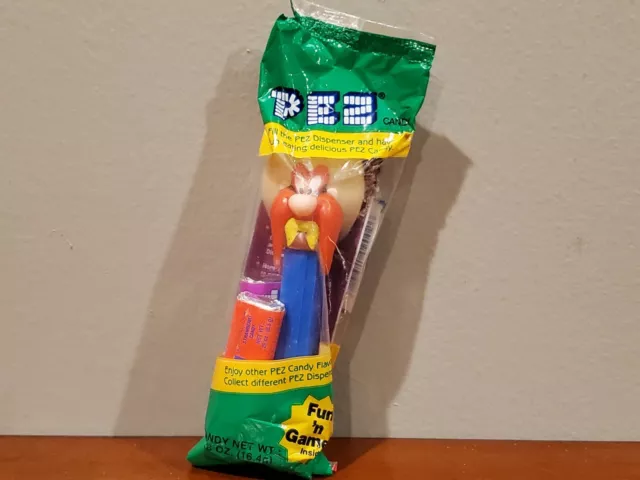 Yosemite Sam Pez Dispenser Long Whiskers Warner Bros. New In Sealed Plastic