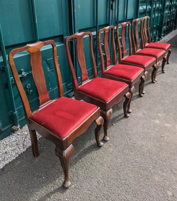 Set of 6 Early 19th Century Mahogany Dining Chairs (Harrods of Manchester)