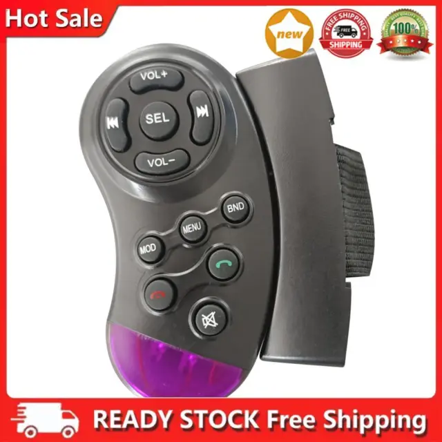 Steering Wheel Wireless Remote Control 11 Buttons for Car CD DVD MP5 Player