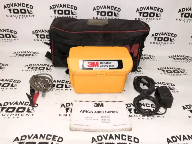 3M Dynatel APICS 4000 Cable Pipe Fault Locator with Carrying Case & Cables