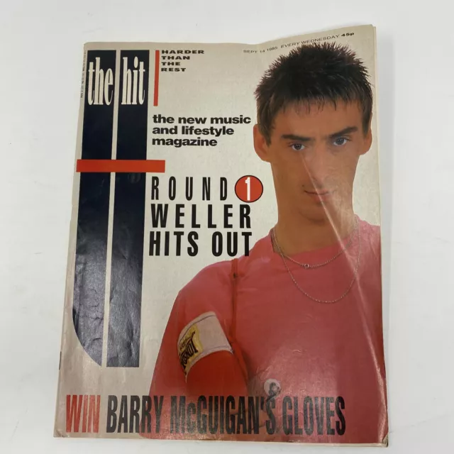 THE HIT Magazine Sept 14 1985 Paul Weller Barry McGuigan Simply Red Jesus and