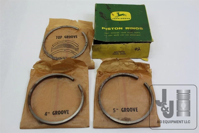 NOS JOHN DEERE PISTON RING SET STD AR27851R 3010, 3020, 4010 500 Tractors