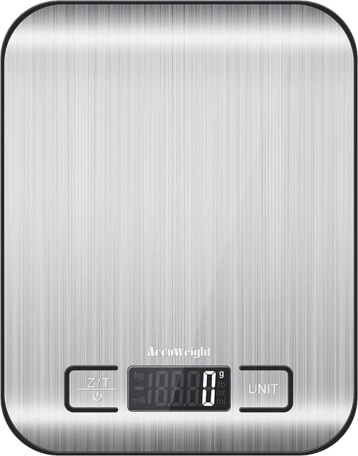 Escala de cocina digital ACCUWEIGHT 211 pantalla LCD retroiluminada (A)