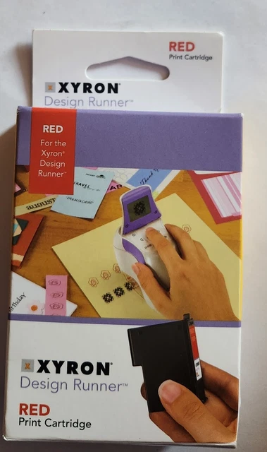 Xyron Design Runner Red Print Cartridge 47840 Sealed Brand New