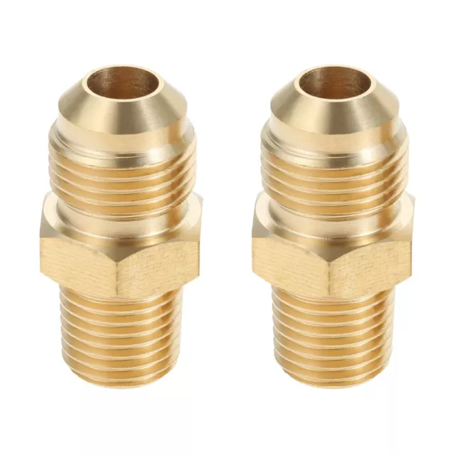 3/8"Male Flare x1/4"Male NPT Thread Coupling Fittings Propane Gas Adapter BBQ HQ