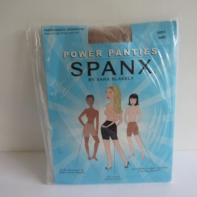 Spanx Power Panties Size E Bare Sealed Shaper