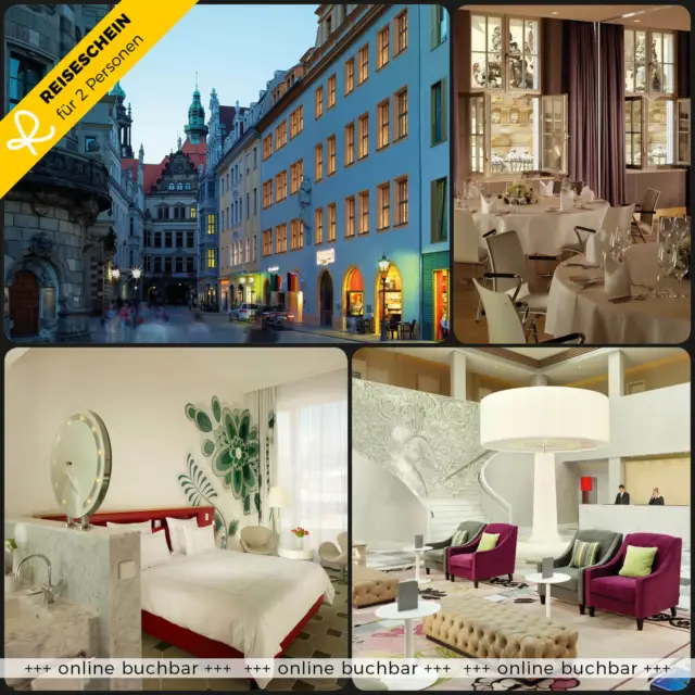 Kurzreise Dresden 3 Tage 2 Personen HYPERION Hotel Hotelgutschein Luxus Urlaub