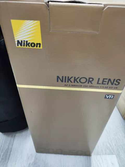 TELEOBJEKTIV Nikon Af-s 5 6/200-500 Ed VR