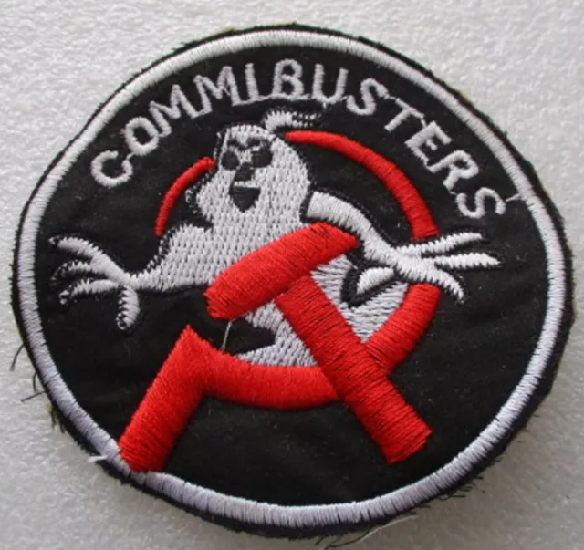 US ARMY 1980's ANTI RUSSIAN EUROPEAN DEFENSE "COMMI BUSTERS" COLD WAR PATCH