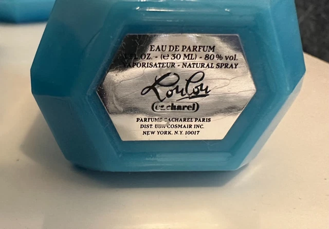 Ensemble De Toilette Vintage Opaline Bleue – 3 Pièces : Flacon, Vase Et Pulvérisateur En Verre Soufflé