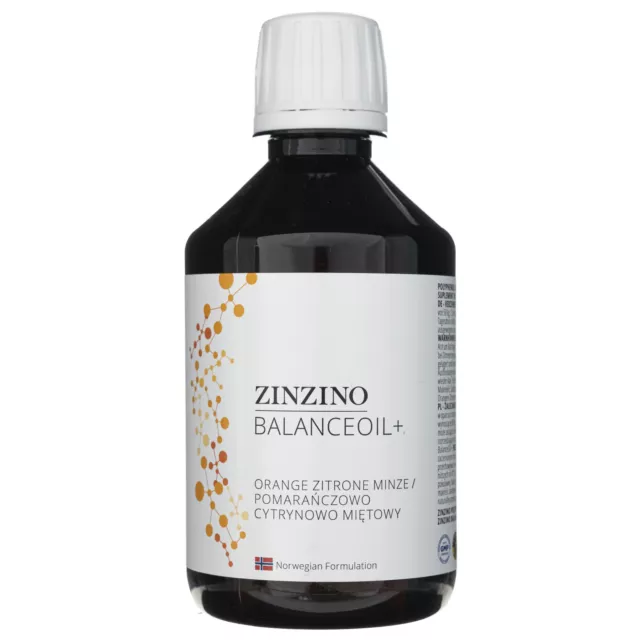 Zinzino BalanceOil+ gusto pompelmo e limone lime, 300 ml